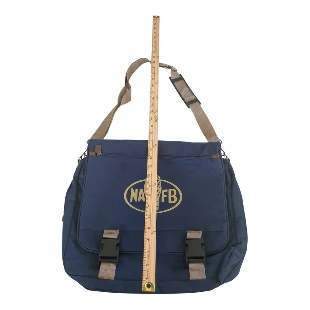 🎙️ NAFB National Association of Farm Broadcasting Messenger Bag – Navy Blue